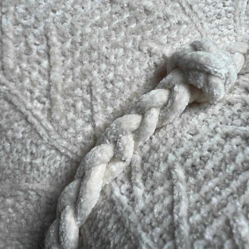 Four Buttons San Diego Hat Textured Fedora Braided Rope Wide Brim O/S Coastal - Picture 6 of 11